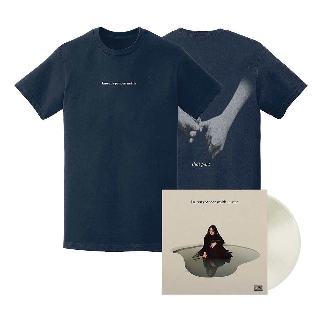 Mirror Vinyl + That Part TShirt Lauren Spencer Smith